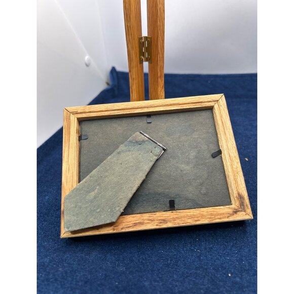 Small Wooden Easel With Framed Still Life Print By Leo Reynolds apples kitchen d - Picture 5 of 6
